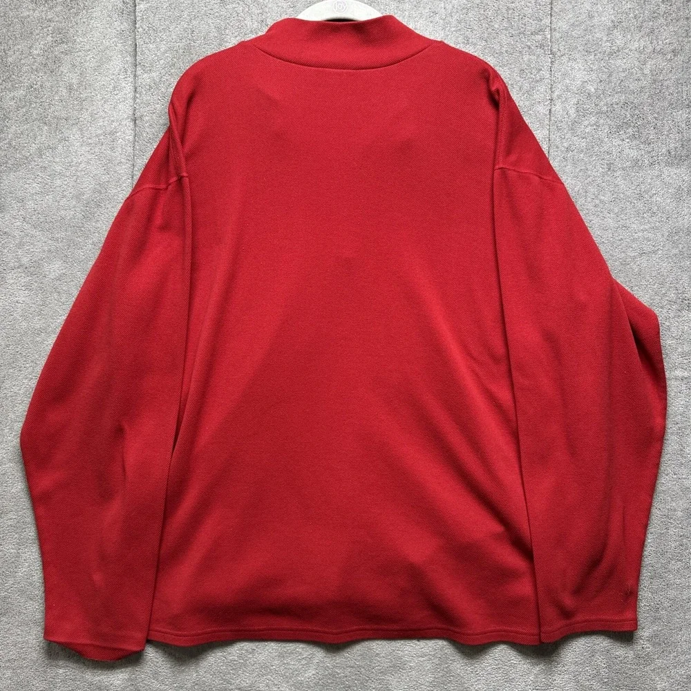 The North Face Men's XL Red 1/4 Zip Pullover Mid Layer Outdoor Hiking‎ Sweater